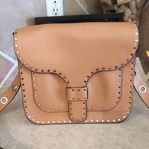 Studded shoulder/crossbody purse